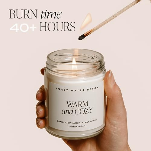 Sweet Water Decor Leaves Candle 9oz Jar Fall Scented
