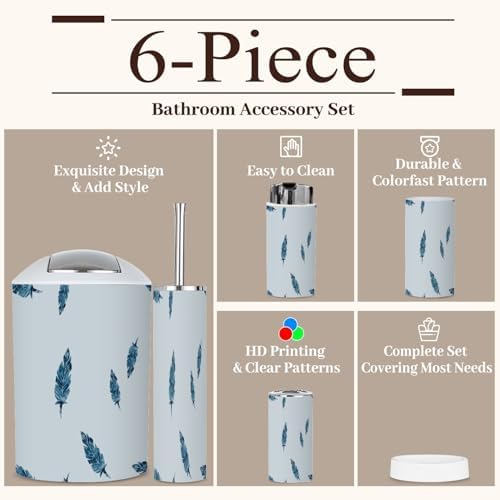 Bath 6-Piece Bathroom Accessories Set