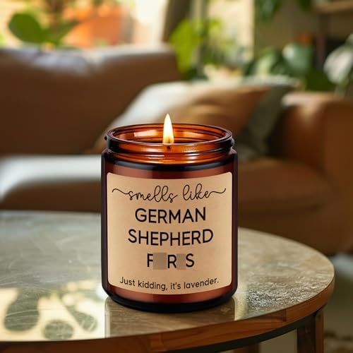 German Shepherd Fart Candle