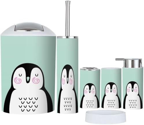 Stylish 6-Piece Bathroom Accessories Set