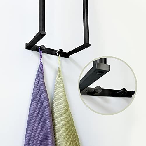 Space-Saving Wall-Mount Towel Holder for Bathrooms