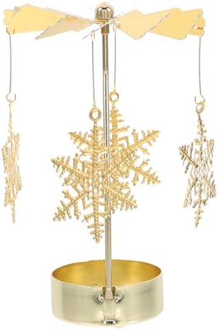 STOBAZA Fairy Carousel Candle Holder - Unique Rotating Candlestick for Christmas Parties
