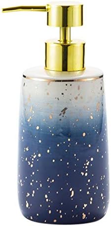 Gradient Blue Ceramic Bathroom Accessory Set for Home