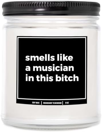 Personalized Music Candle