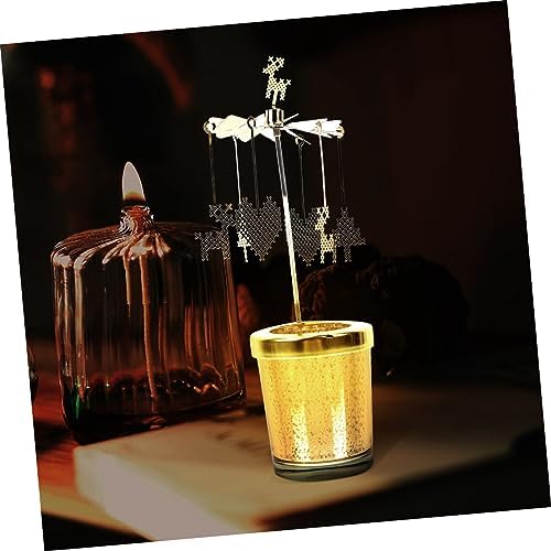 Creative Rotary Candle Holder -Sturdy Elegant for Romantic Settings