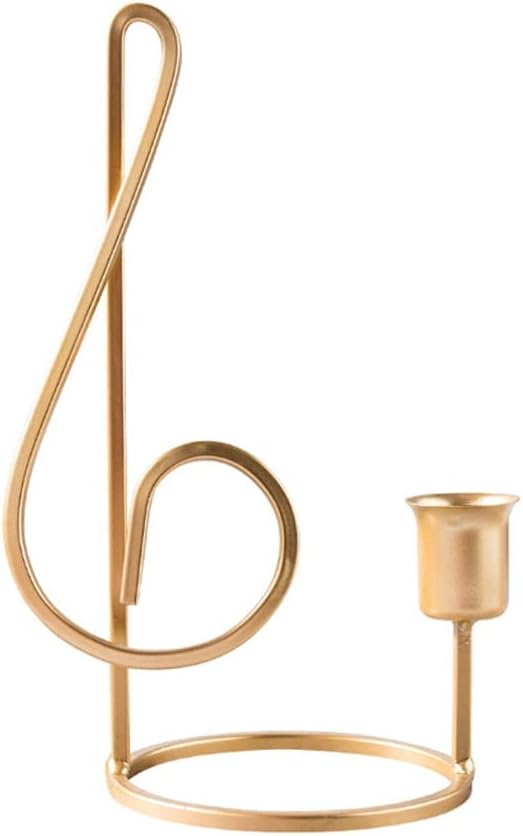 Elegant Golden Candle Holder