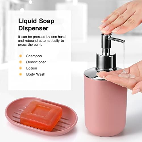 Plastic Bathroom Accessory Set