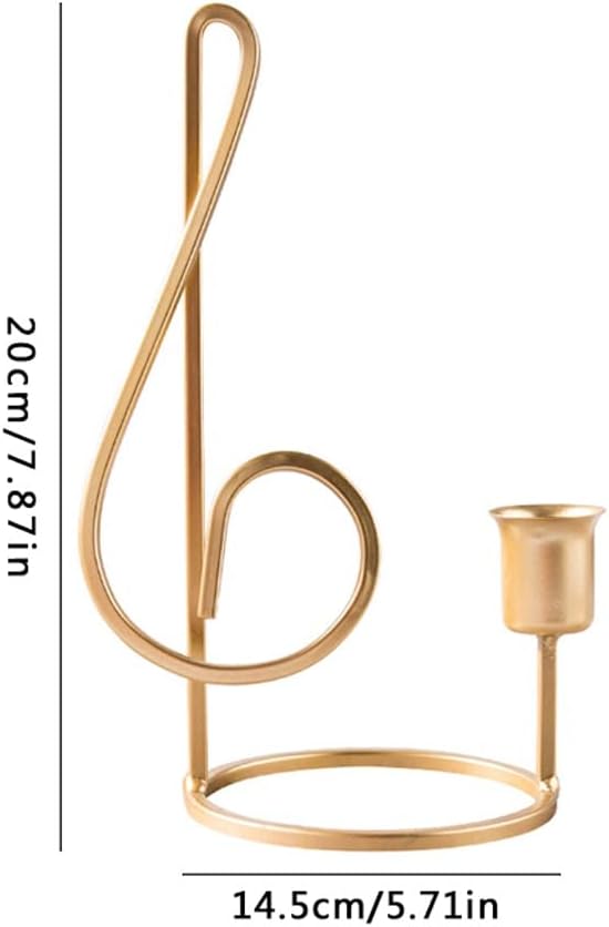Elegant Golden Candle Holder
