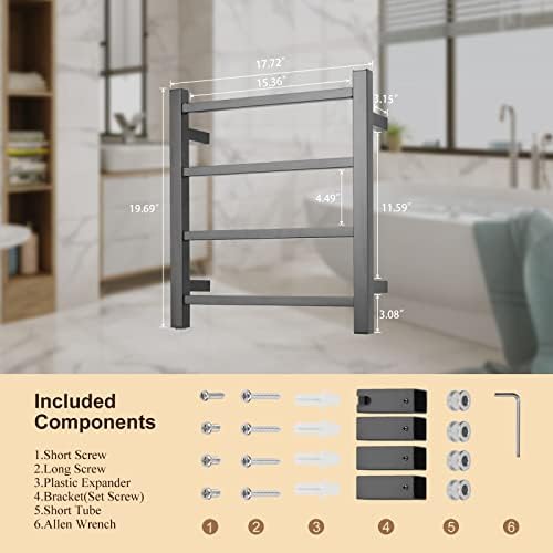 Stainless Steel Wall-Mounted Electric Towel Warmer