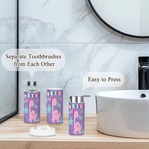 JBNJANKDAV Dino-Bath Kit 6 Pcs Set