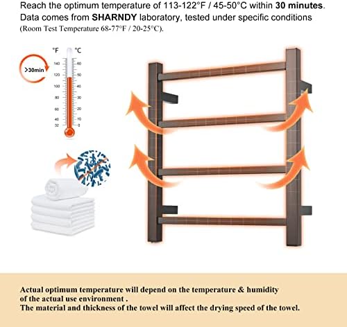 Stainless Steel Wall-Mounted Electric Towel Warmer