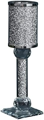 Elegant Silver Candle Holder