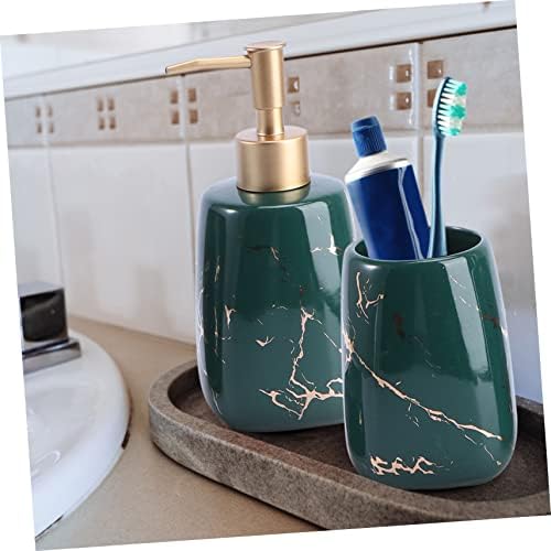 Complete Black Bathroom Set with 3 Essential Items for Organization Beauty