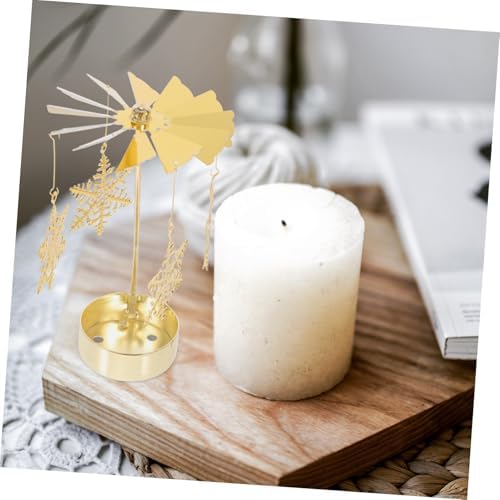 STOBAZA Fairy Carousel Candle Holder - Unique Rotating Candlestick for Christmas Parties