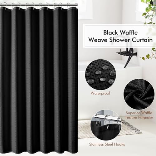 RYTOXILO Black Bathroom Set 21Pcs Complete Bathroom Accessories Water Resistant Style