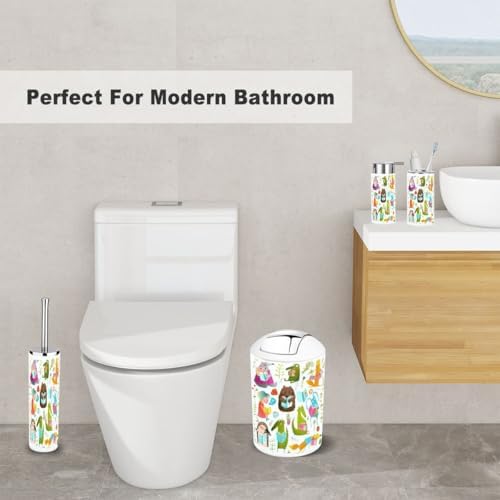 Bathroom Funny Animal Study Set for Kids