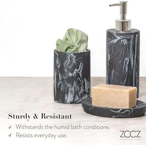 ZCCZ 4-Piece Bathroom Accessories Set