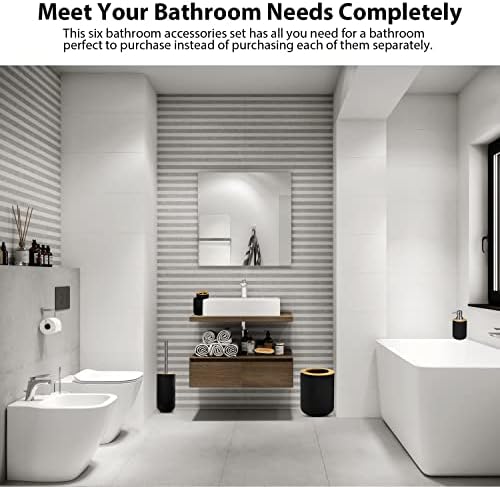 Elegant 6-Piece Bathroom Accessory Set