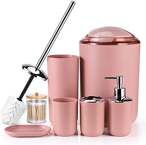 Plastic Bathroom Accessory Set
