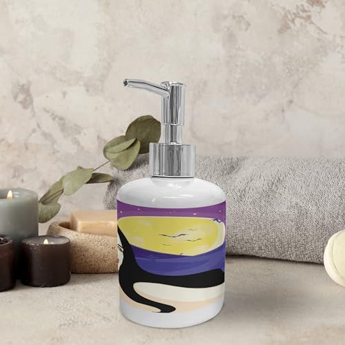 Halloween-themed set for bathroom organization