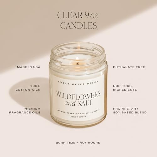 Sweet Water Decor Leaves Candle 9oz Jar Fall Scented