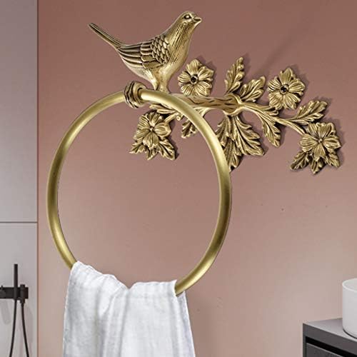 Stylish Copper Wall-Mounted Bath Organizer