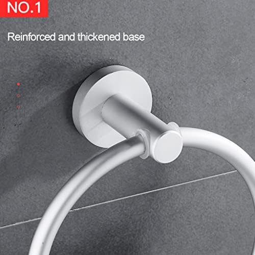 Premium Aluminum Bath Towel Holder Space-Saving Bathroom Storage