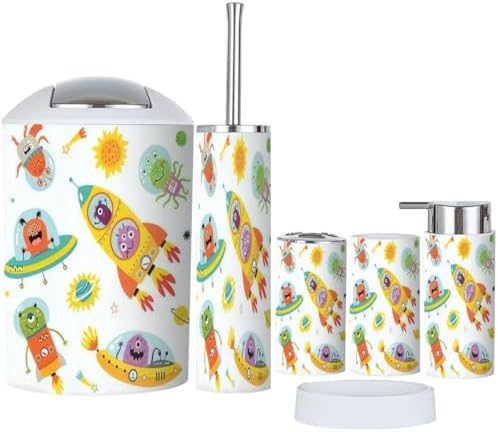 Space-Friendly Christophers Kids Bathroom Set - 6-Piece giggles Good Uses