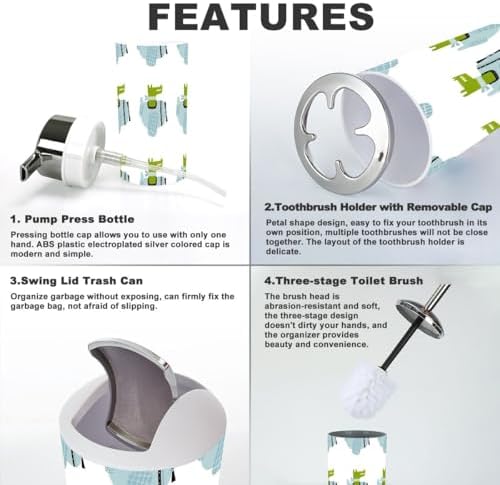 6-Piece Kids Bathroom Set