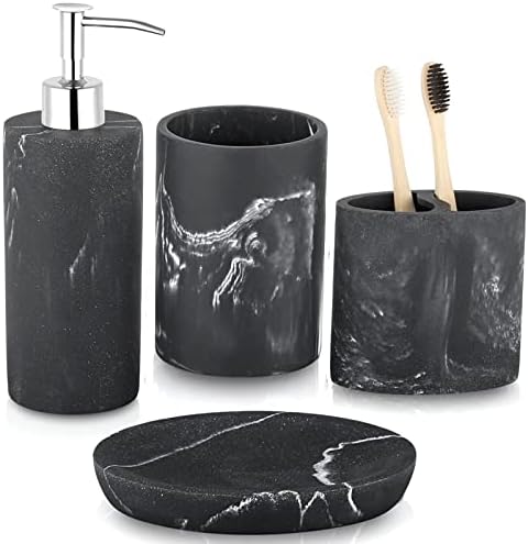 ZCCZ 4-Piece Bathroom Accessories Set