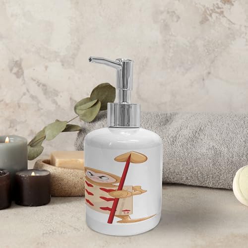 Bathroom Accessory Set - Alice in Wonderland Toothbrush Holder Soap Dispenser