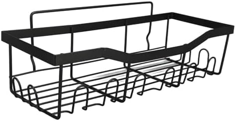 Corner Shower Caddy with Adhesive Stickers for Bathroom