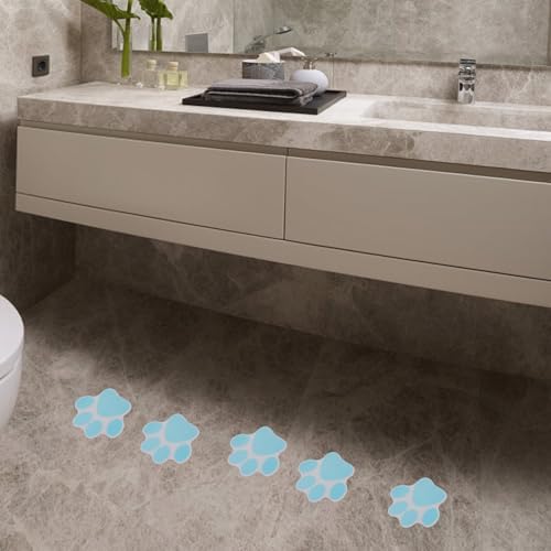 Cute Paw Print Non-Slip Sticker Set for Bats Stairs More