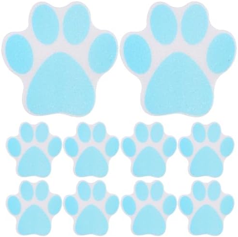Cute Paw Print Non-Slip Sticker Set for Bats Stairs More