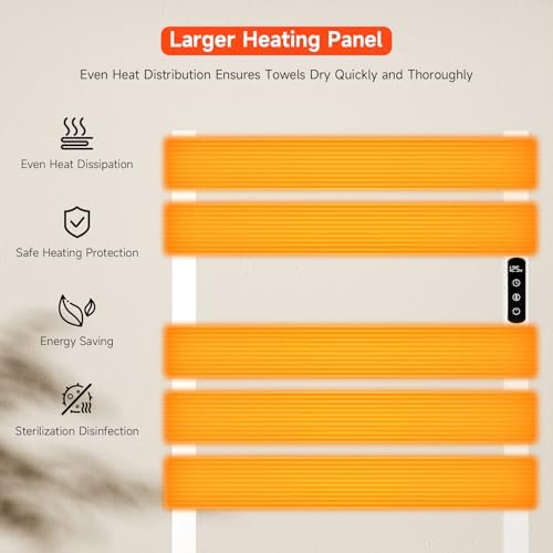 Heated Towel Warmer with WiFi Remote Control