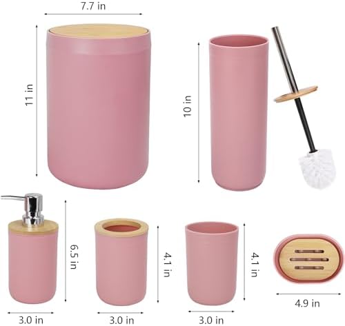 CERBIOR 6-Piece Bathroom Accessory Set