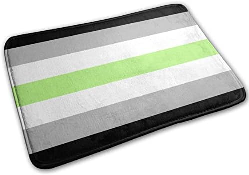 Gender-Neutral Pride Flag Throws - Non-Slip Bathroom More