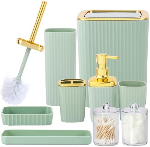Luxury Green Bathroom Accessories Set