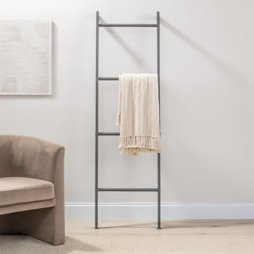 mDesign Metal Leaning Ladder - Graphite Gray