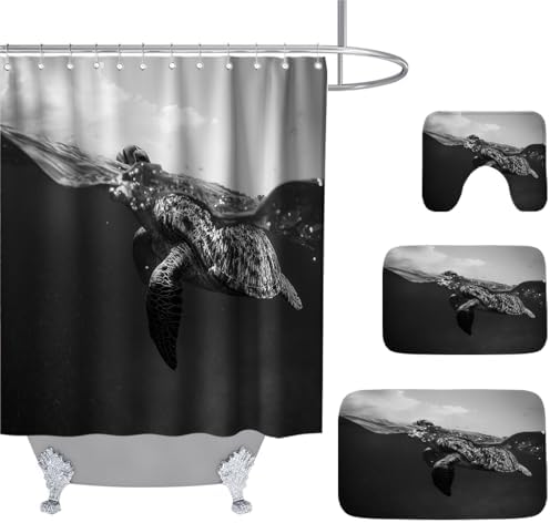 Final Friday Nautical Sea Turtle Kids Bathroom Set