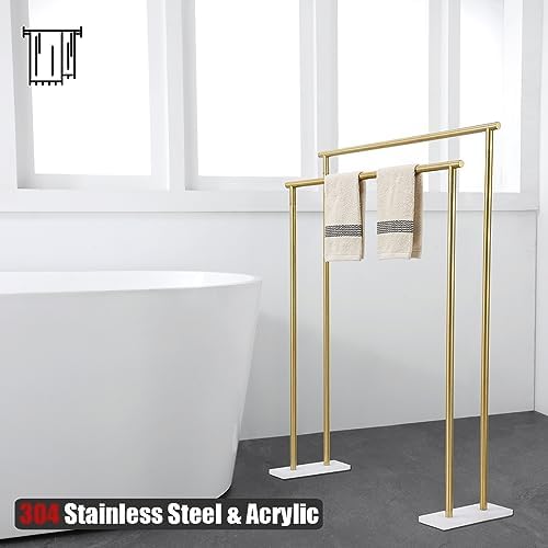 JQK Bath Towel Bar Gold 30 inch