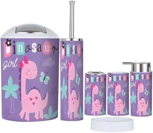 JBNJANKDAV Dino-Bath Kit 6 Pcs Set