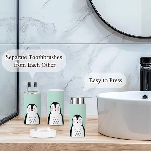 Stylish 6-Piece Bathroom Accessories Set