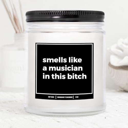 Personalized Music Candle