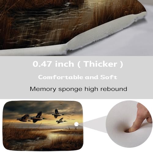 Final Friday Rustic Wild Ducks Flying Hunting Bathroom Set