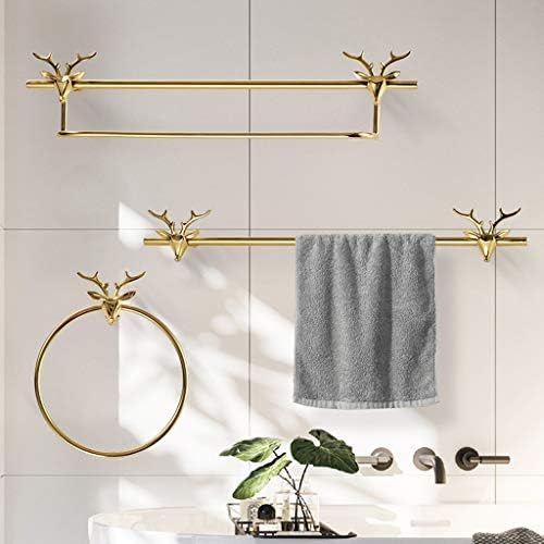 Copper Wall-Mounted Organizer Rachet for Bathroom