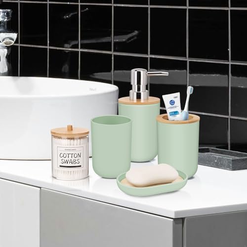 IMAVO Green Bathroom Accessories Set 5 Piece