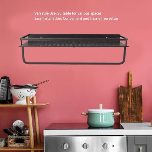 NOENNULL Easy to Install Grey Showershelf
