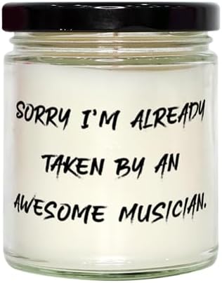 Musician Jar Candle