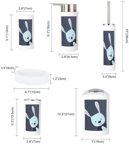 Organized Storage Solutions 6-Piece Bathroom Kit for Nursery Essentials
